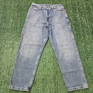 Levi's Denizen Loose Fit Carpenter Jeans, Men's Blue Denim Pants Wide Leg 30x32